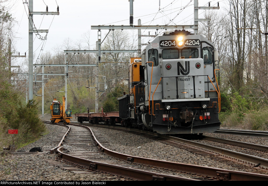 NJT Work Train on NJCL